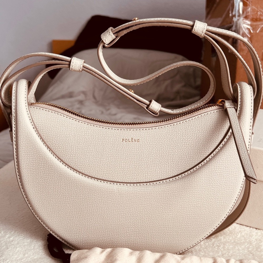 Numero Dix Cream Leather Women's Bag